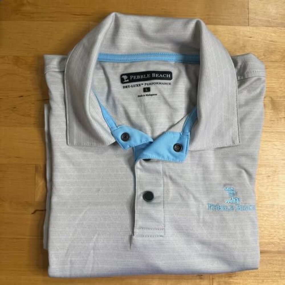 Men’s Large Pebble Beach Logo Golf Polo